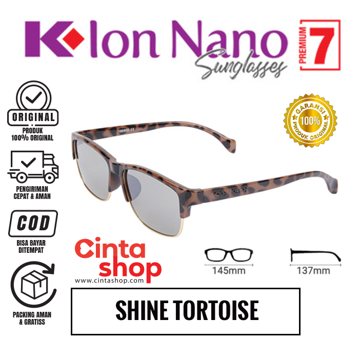 Kacamata K ion Nano Premium 7 Sunglasses Shine Tortoise Original K link
