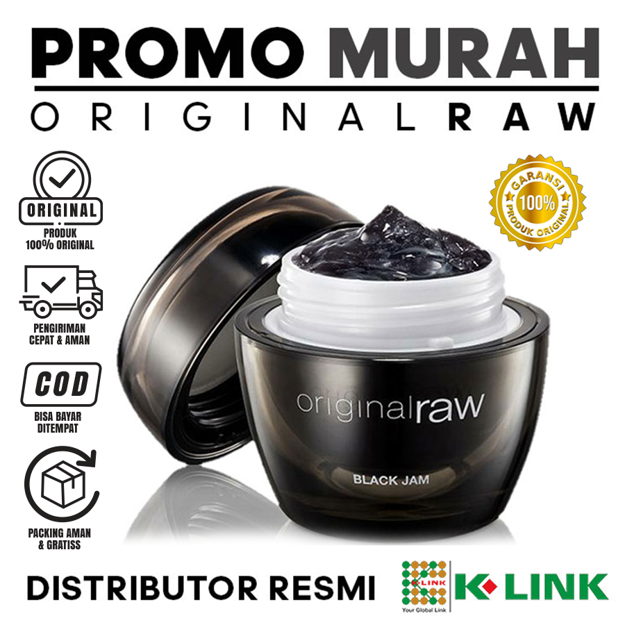 Black Jam Original Raw 50 ml Cream Kecantikan Pemutih Wajah Original K-link