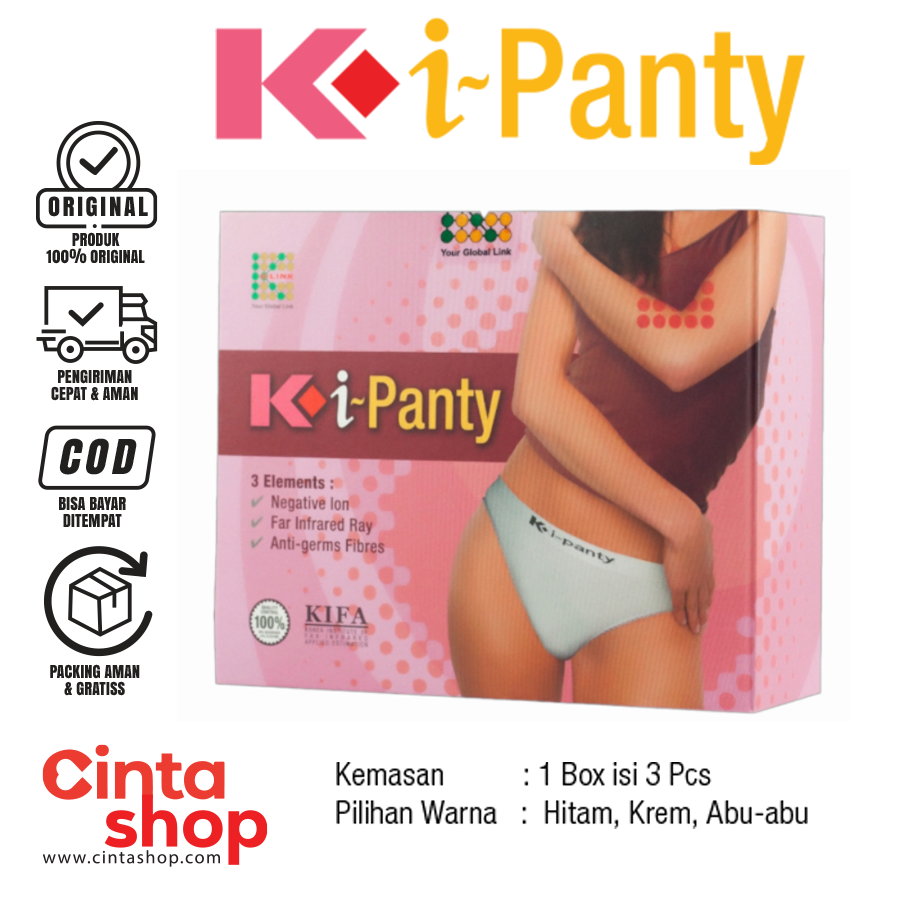 K i Panty Celana Dalam Wanita berenergi Ion Original K-link