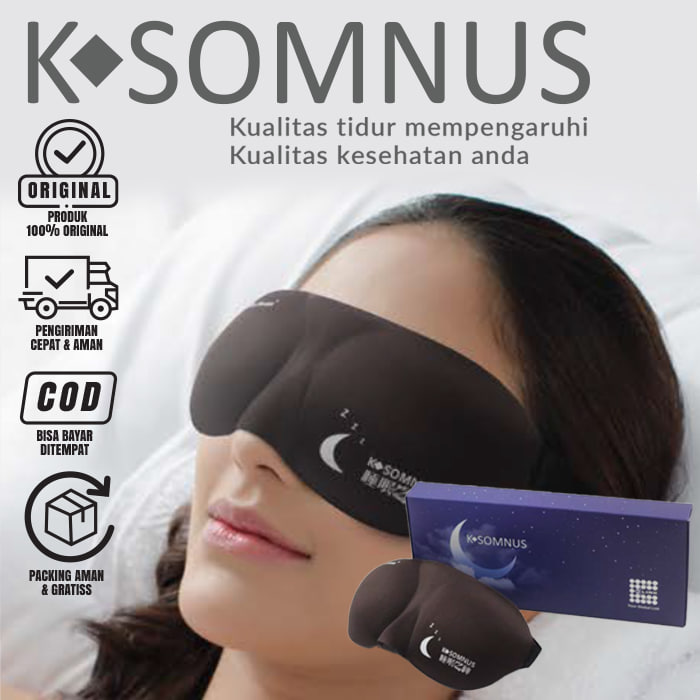 K-Somnus Masker Mata Terapi Mata Kualitas Tidur Lebih Berkualitas Original