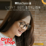 Kacamata K ion Nano Premium 8 Black Gold Ultra Violet UHV Original K-link