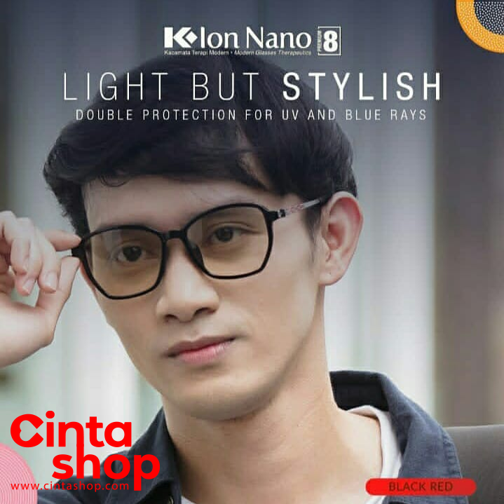 Kacamata K ion Nano Premium 8 Black Red Violet UHV Original K-link